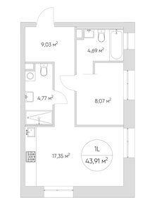 43 м², 1-комнатная квартира 14 200 000 ₽ - изображение 84