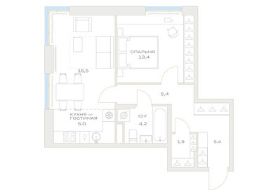 66,8 м², 3-комнатная квартира 7 250 000 ₽ - изображение 145