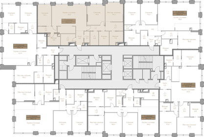 165 м², 4-комнатная квартира 110 000 000 ₽ - изображение 176