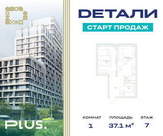 Квартира 37,1 м², 1-комнатная - изображение 1