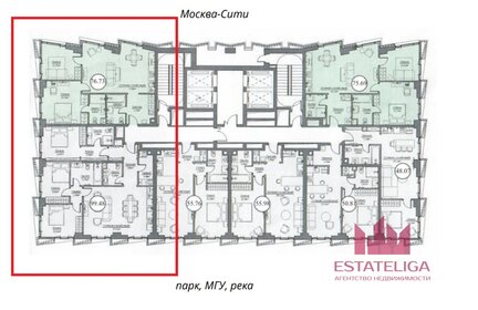 Квартира 180 м², студия - изображение 1