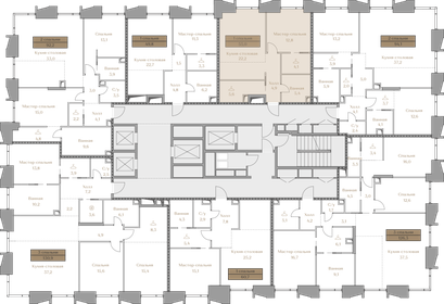 75 м², 1-комнатная квартира 83 344 368 ₽ - изображение 151