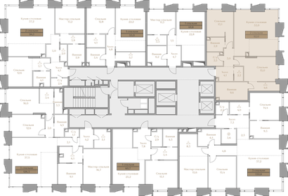 101,8 м², 2-комнатная квартира 127 175 000 ₽ - изображение 74