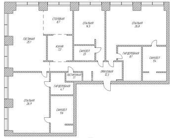 Квартира 158,3 м², 4-комнатная - изображение 1