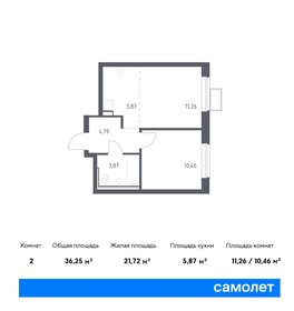 41 м², 1-комнатная квартира 5 499 000 ₽ - изображение 90