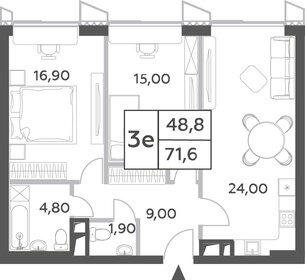 39,5 м², 2-комнатная квартира 25 726 444 ₽ - изображение 53