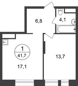 40,9 м², 1-комнатная квартира 10 857 380 ₽ - изображение 83
