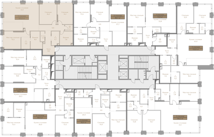 165 м², 4-комнатная квартира 110 000 000 ₽ - изображение 170