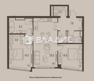 Квартира 86,5 м², 3-комнатная - изображение 1