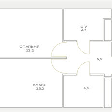 Квартира 40,8 м², 1-комнатная - изображение 2