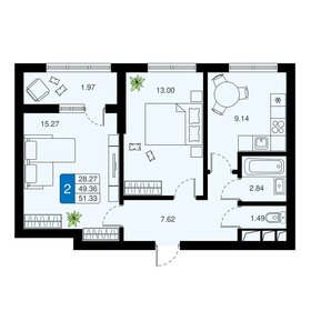 93,8 м², 3-комнатная квартира 11 256 000 ₽ - изображение 92