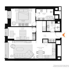 Квартира 83,6 м², 3-комнатные - изображение 2