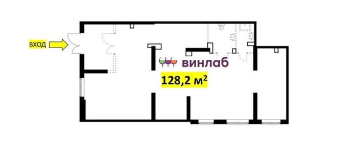 128 м², помещение свободного назначения - изображение 4