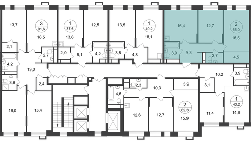 75 м², 2-комнатная квартира 17 750 000 ₽ - изображение 130