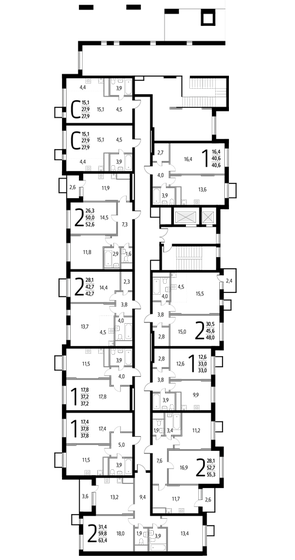 37,2 м², 1-комнатная квартира 9 922 660 ₽ - изображение 1