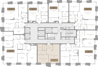 75 м², 1-комнатная квартира 83 344 368 ₽ - изображение 138