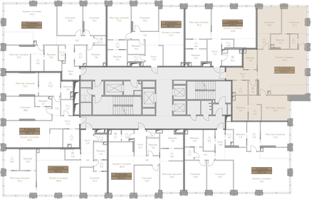 Квартира 132,6 м², 3-комнатная - изображение 2