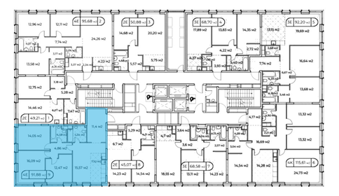 91,5 м², 3-комнатная квартира 50 240 000 ₽ - изображение 69