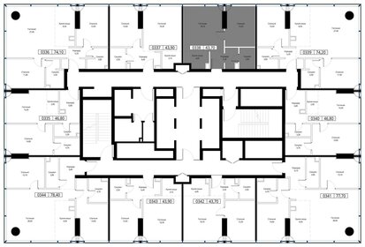 46,8 м², 1-комнатная квартира 32 564 584 ₽ - изображение 100