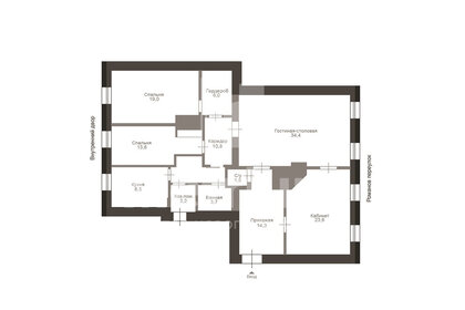 Квартира 136,3 м², 4-комнатная - изображение 2