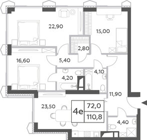 155,4 м², 4-комнатная квартира 43 000 000 ₽ - изображение 126