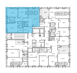 14,8 м², комната 4 300 000 ₽ - изображение 55