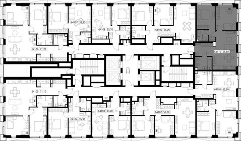 64,1 м², 2-комнатная квартира 23 275 928 ₽ - изображение 88