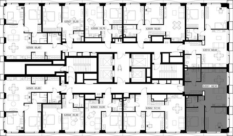 Квартира 68,5 м², 2-комнатная - изображение 2