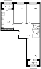 71,4 м², 4-комнатные апартаменты 23 900 000 ₽ - изображение 160