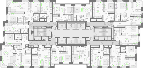 73,3 м², 2-комнатная квартира 37 025 252 ₽ - изображение 87