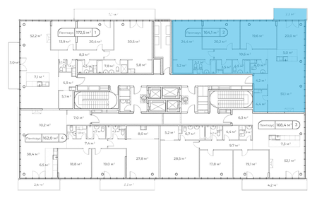 370,1 м², 6-комнатная квартира 412 500 000 ₽ - изображение 150