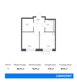 43,9 м², 2-комнатная квартира 7 000 000 ₽ - изображение 114