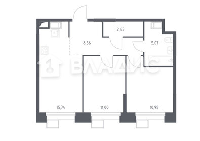 108,4 м², 4-комнатная квартира 108 760 000 ₽ - изображение 54