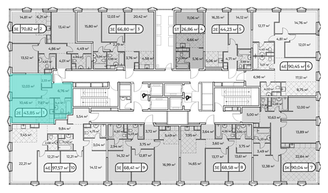 31,8 м², 1-комнатная квартира 13 000 000 ₽ - изображение 186