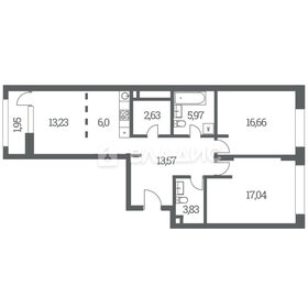 Квартира 78 м², 3-комнатная - изображение 4