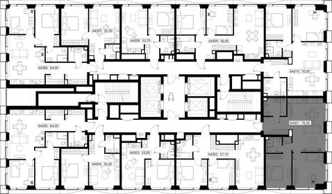 71 м², 2-комнатная квартира 23 007 764 ₽ - изображение 108