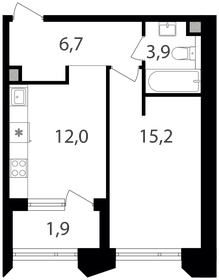 32,3 м², 1-комнатные апартаменты 12 785 761 ₽ - изображение 114