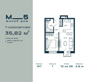 42 м², 1-комнатная квартира 12 500 000 ₽ - изображение 111