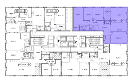 172 м², 4-комнатная квартира 175 000 000 ₽ - изображение 120