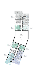 40,1 м², 2-комнатные апартаменты 24 890 000 ₽ - изображение 146
