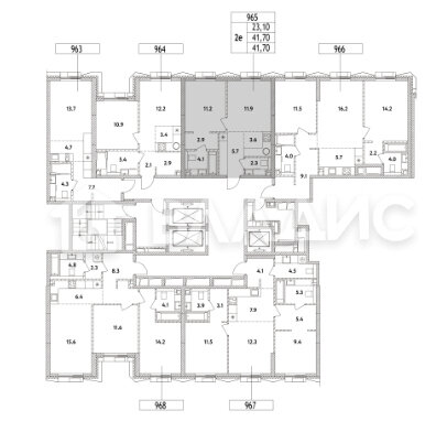 41,7 м², 2-комнатная квартира 15 800 000 ₽ - изображение 1
