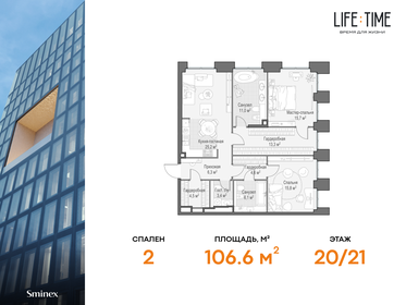 127,6 м², 2-комнатная квартира 113 232 240 ₽ - изображение 104