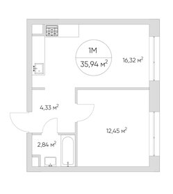 40,9 м², 1-комнатная квартира 14 000 000 ₽ - изображение 183