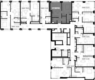 37,7 м², 2-комнатная квартира 15 900 000 ₽ - изображение 167