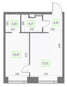 42,9 м², 1-комнатная квартира 22 327 072 ₽ - изображение 83