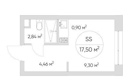 19,7 м², апартаменты-студия 5 200 000 ₽ - изображение 117