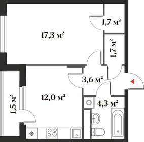 33,7 м², 1-комнатная квартира 9 300 000 ₽ - изображение 104