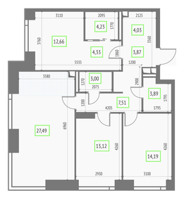 116,8 м², 4-комнатная квартира 36 000 000 ₽ - изображение 135