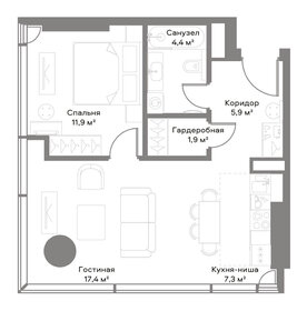 49,7 м², 1-комнатная квартира 39 434 528 ₽ - изображение 69
