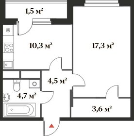 33,7 м², 1-комнатная квартира 9 300 000 ₽ - изображение 145